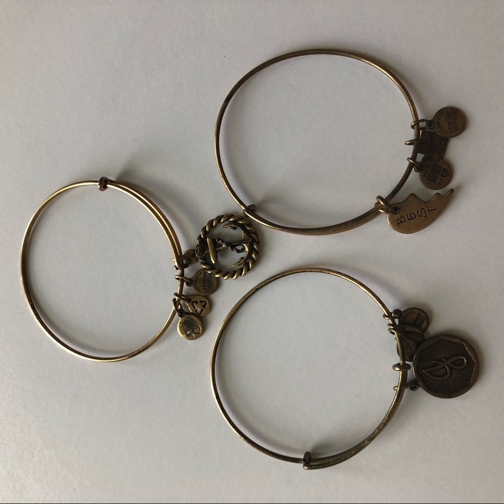 Alex and Ani Bundle, set of 3